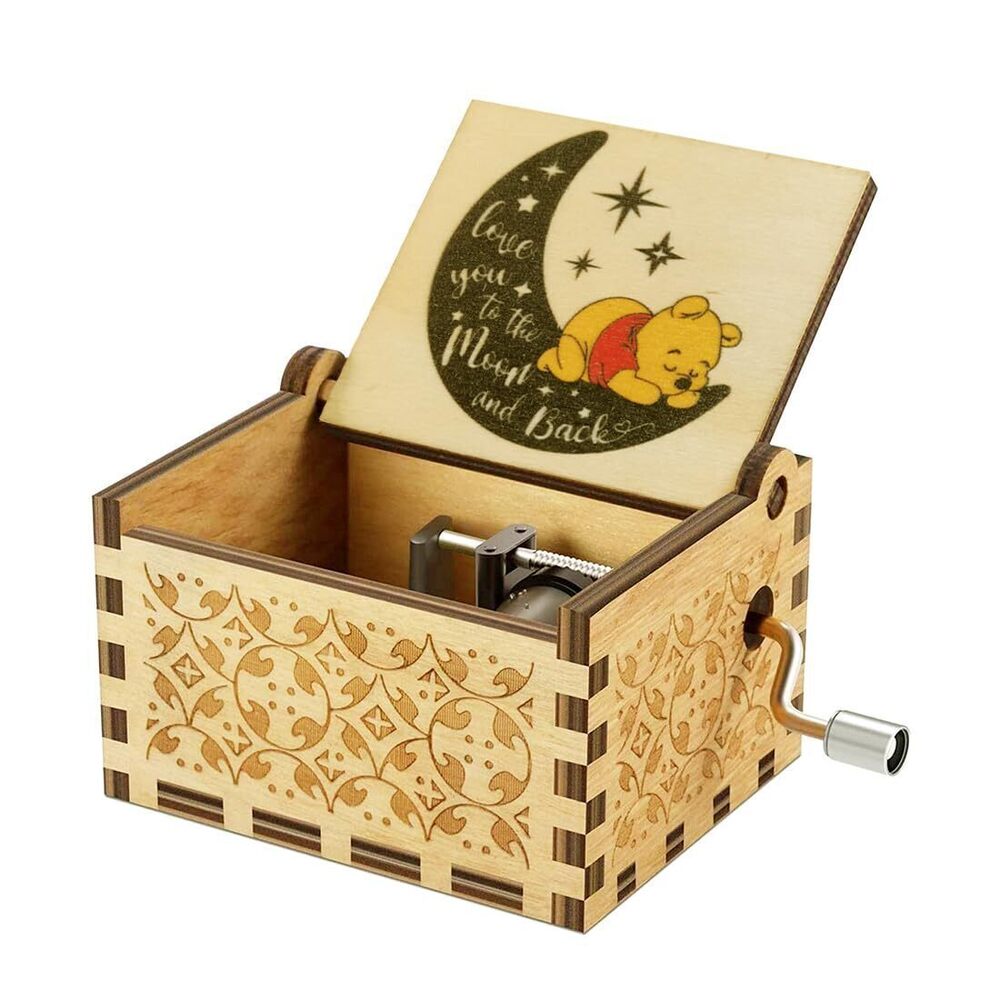 2112 Pooh Music Box Gift Mom Dad, Christmas Valentine Day Gift